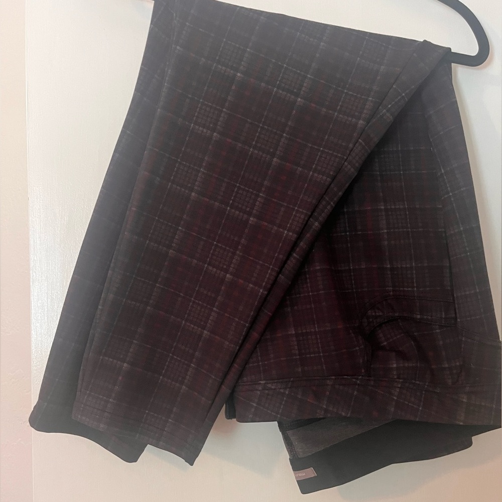 Maurices Pants Plus Size Women’s Plaid Skinny Ankle Stretch Polyester Blend: 24W